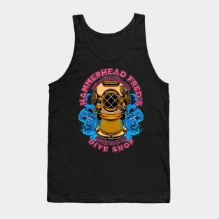 Typhoon Lagoon Hammerhead Fred's Dive Shop Bar Tank Top